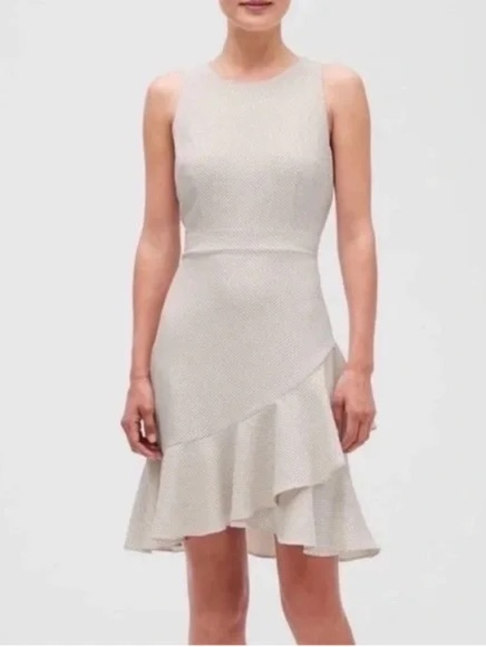 Banana Republic Polka Dot Ruffle Dress